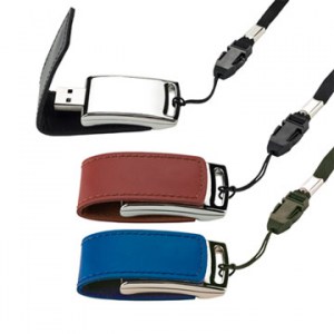 Memoria USB Mini en Cuero US-21